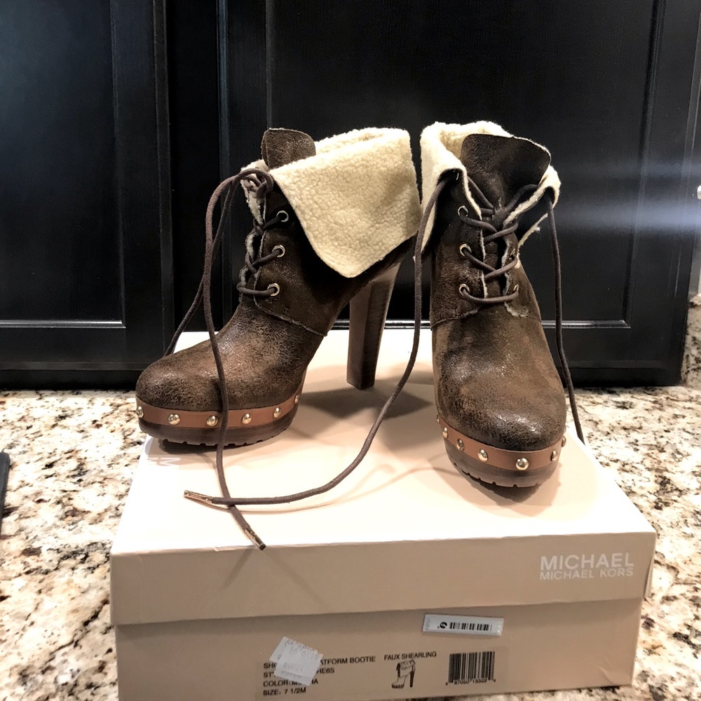 Michael Kors Platform Booties